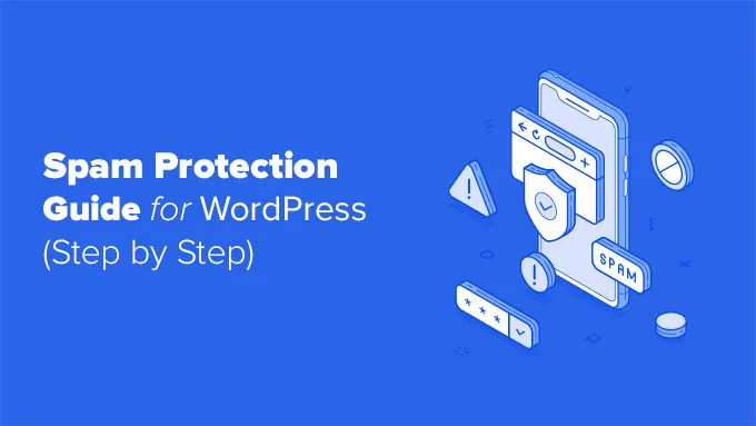 Escritorio de WordPress mostrando lista de comentarios spam y plugins de protección activados