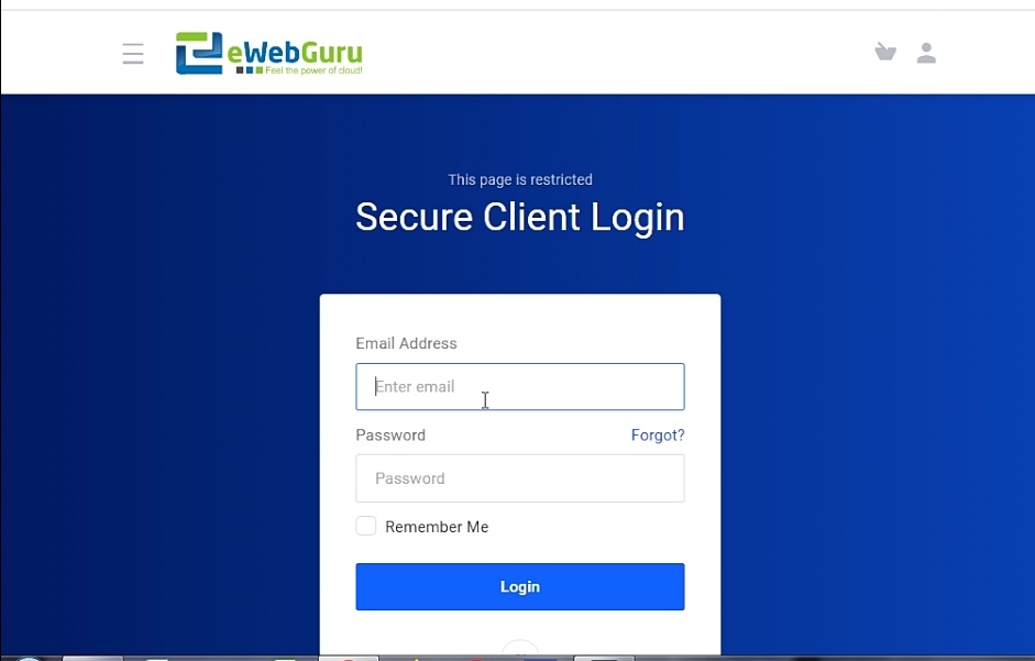 Cómo crear los servidores de nombres privados en la cuenta de revendedor de Ewebguru 1