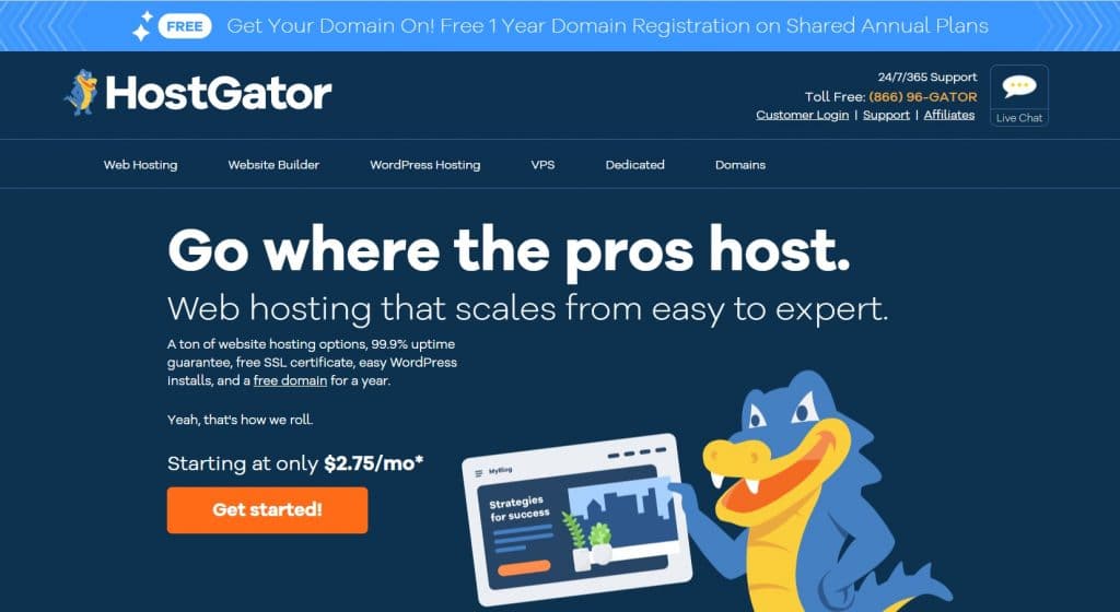 Sitio web Hostgator.com