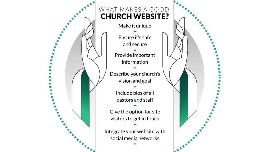 Consulte las plantillas para estos sitios web de iglesias