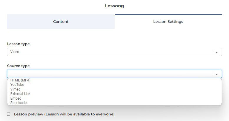 masterstudy lms plugin lesson settings
